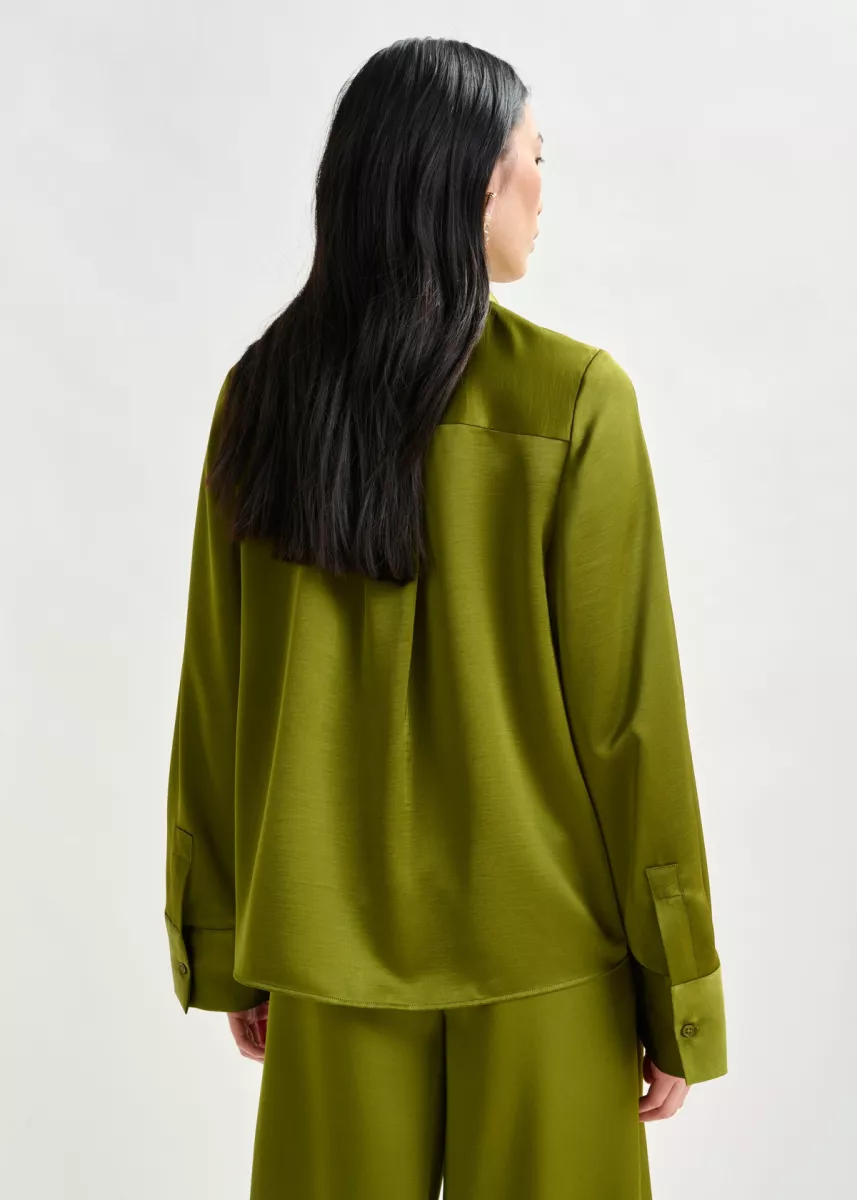 Essentiel Blouse - Middelgroen 3 Essentiel Essentiel Blouse - Middelgroen