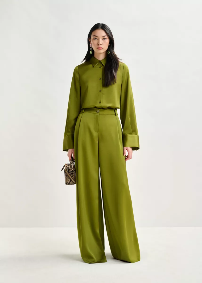 Essentiel Blouse - Middelgroen 4 Essentiel Essentiel Blouse - Middelgroen