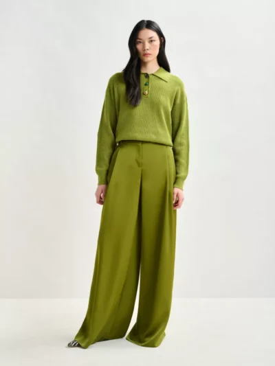 Essentiel Essentiel Broek - Middelgroen