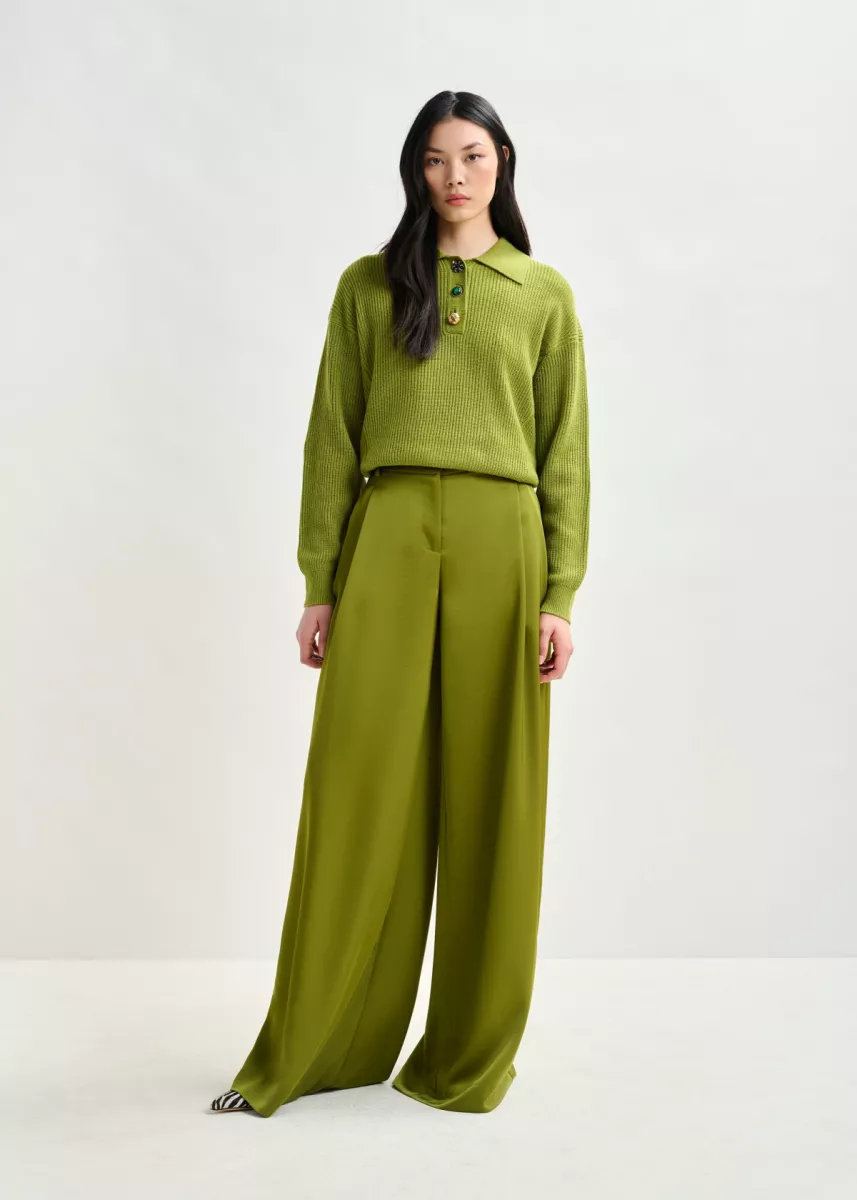 Essentiel Broek - Middelgroen 2 Essentiel Essentiel Broek - Middelgroen