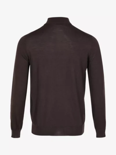 Filippo de Laurentiis Filippo de Laurentiis Pullover Mock - Donkerbruin