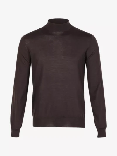 Filippo de Laurentiis Filippo de Laurentiis Pullover Mock - Donkerbruin