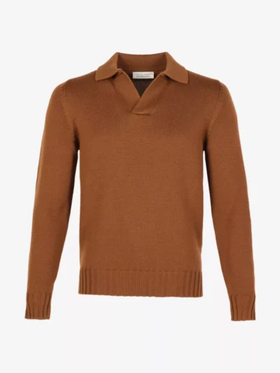 Filippo de Laurentiis Filippo de Laurentiis Pullover Polo - Roestbruin