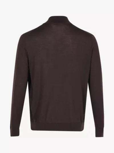 Filippo De Laurentiis Filippo De Laurentiis Vest Full Zip - Donkerbruin