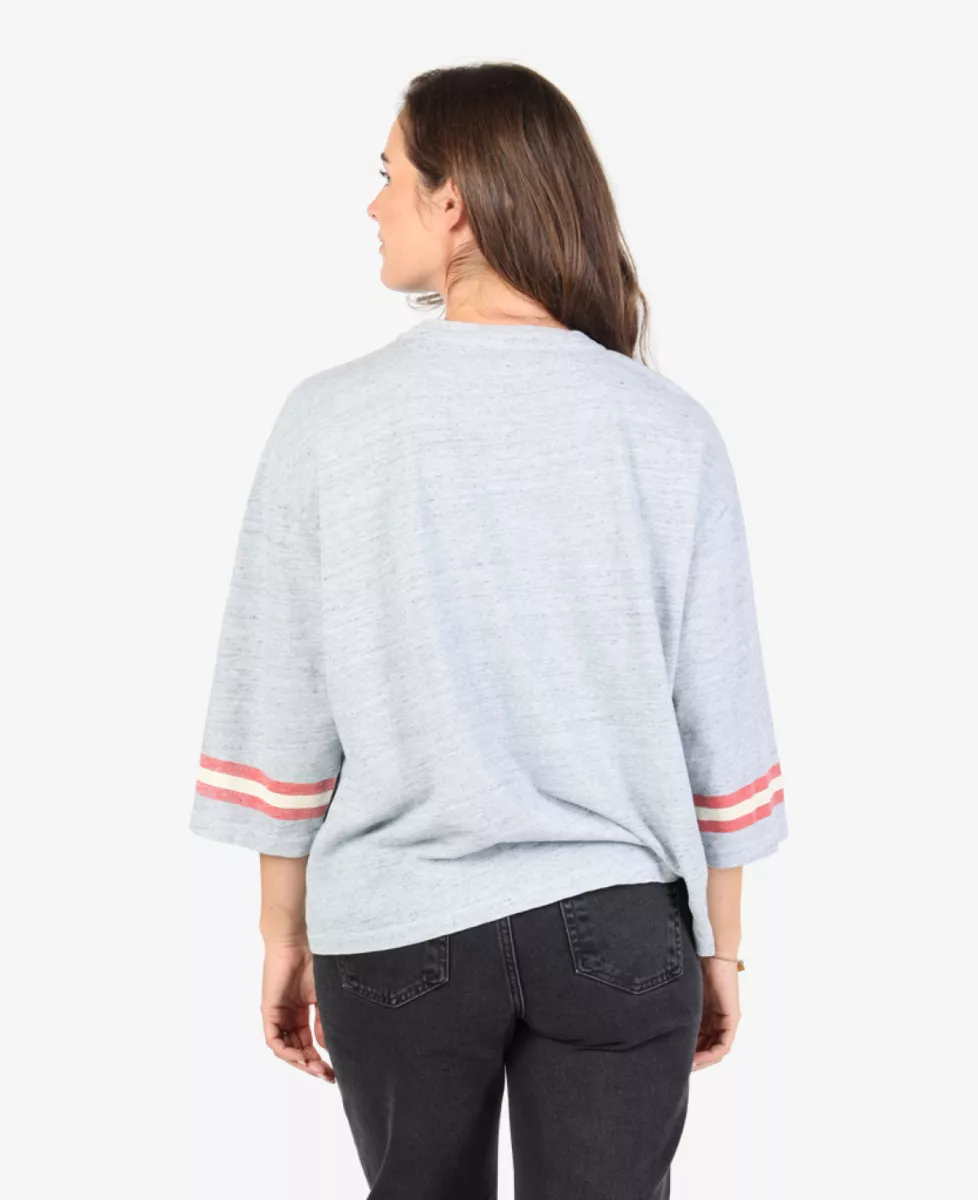 Ganni T-shirt - Lichtblauw 3 Ganni Ganni T-shirt - Lichtblauw