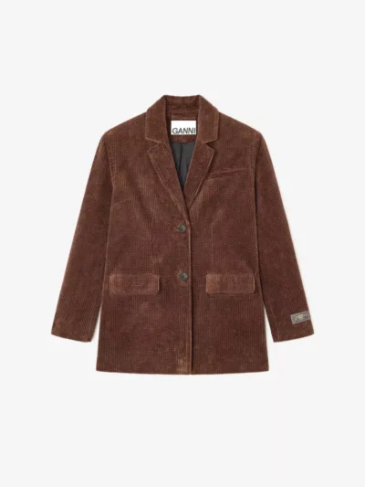 Ganni Ganni Blazer - Bruin