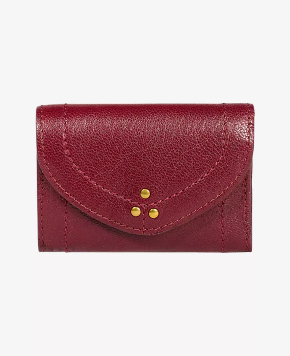 Jerome Dreyfuss Portemonnee - Bordeaux 1 Jerome Dreyfuss Jerome Dreyfuss Portemonnee - Bordeaux