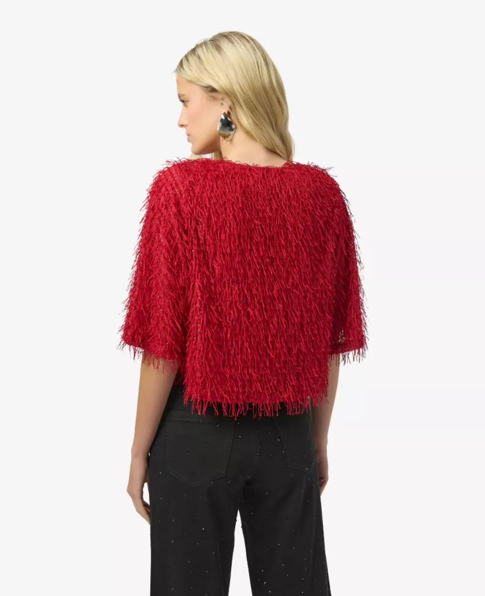 Joseph Ribkoff Top - Rood 3 Joseph Ribkoff Joseph Ribkoff Top - Rood