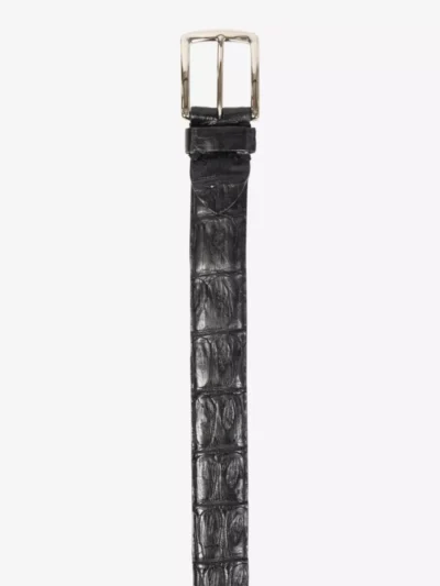 Leather Company Leather Company riem kaaiman - Zwart