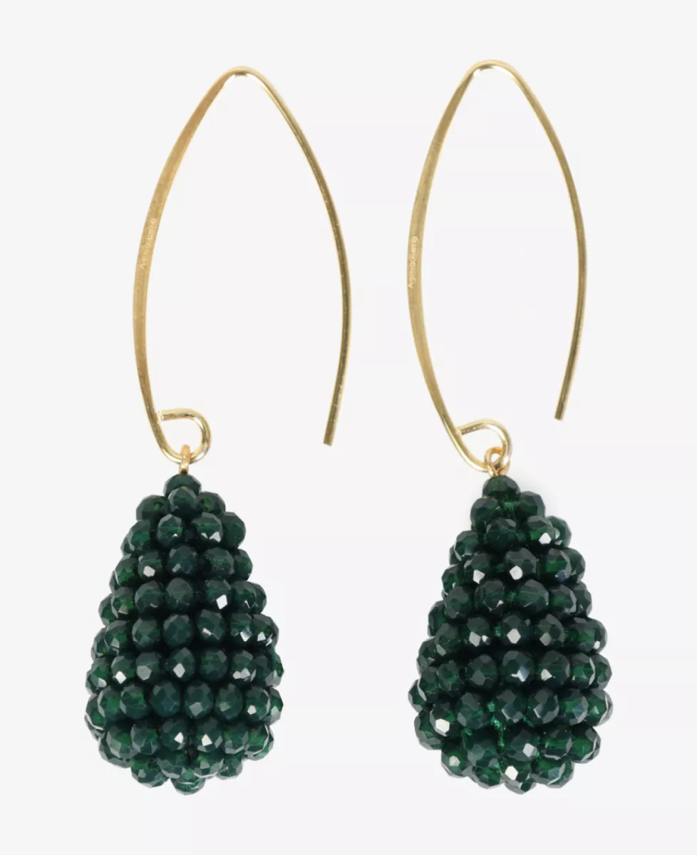 LOTT. Oorbellen - Donkergroen 1 LOTT. LOTT. Oorbellen - Donkergroen