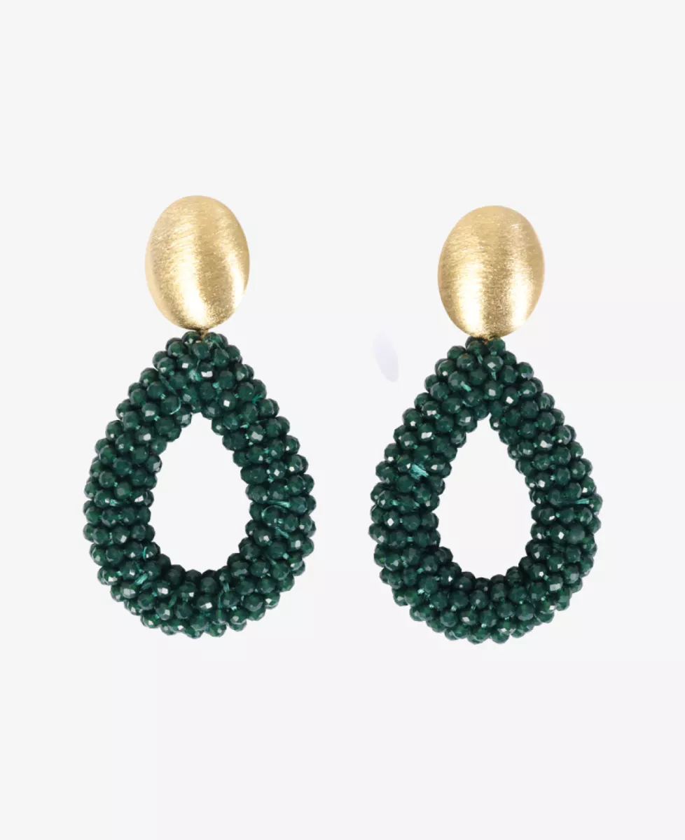 LOTT. Oorbellen - Donkergroen 1 LOTT. LOTT. Oorbellen - Donkergroen