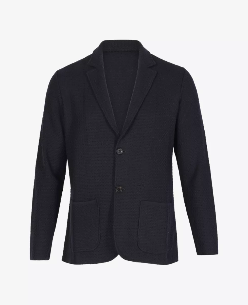 Maurizio Baldassari Colbert gebreid - Navy 1 Maurizio Baldassari Maurizio Baldassari Colbert gebreid - Navy