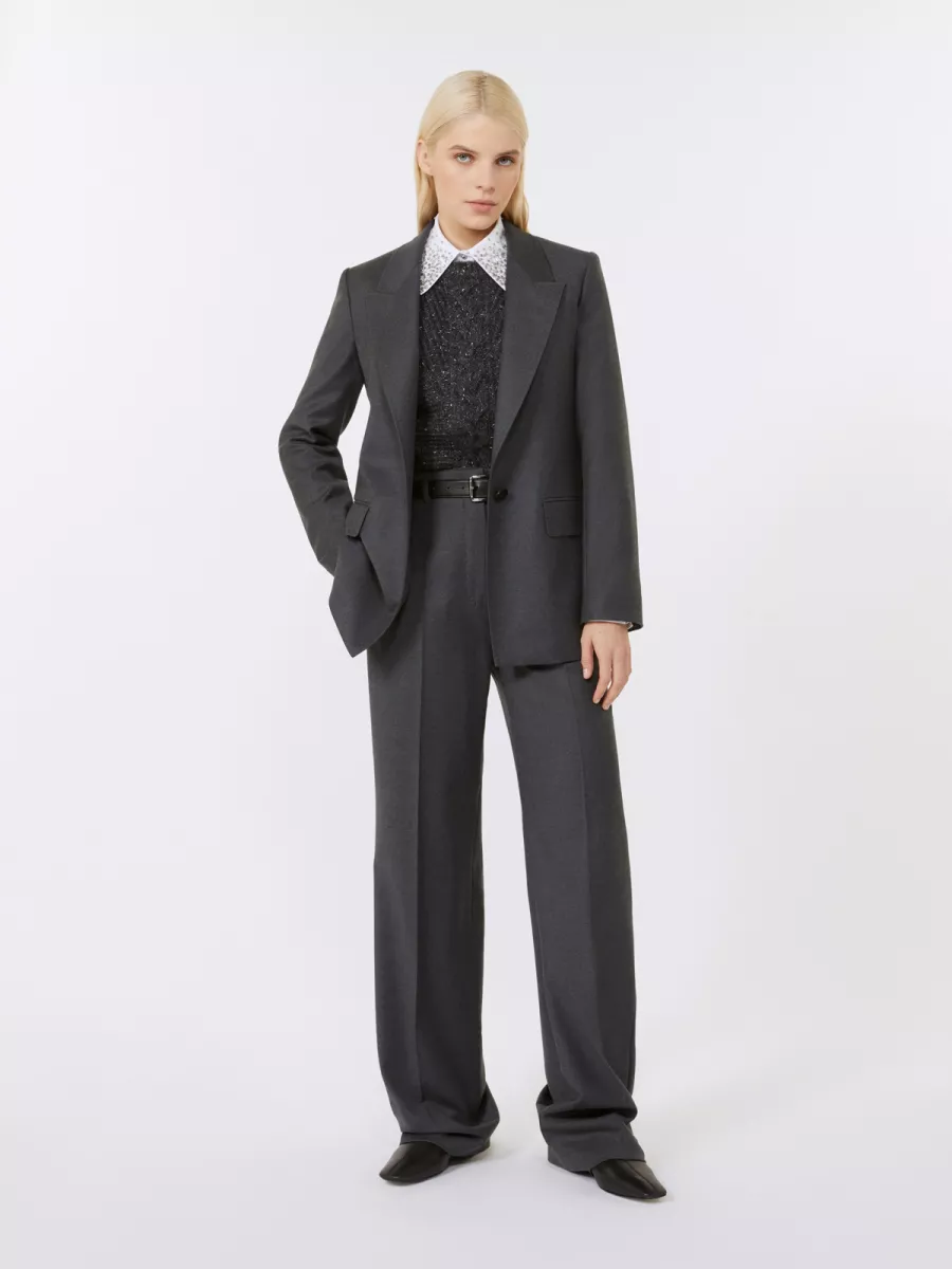 MaxMara Broek - Antraciet 2 MaxMara MaxMara Broek - Antraciet