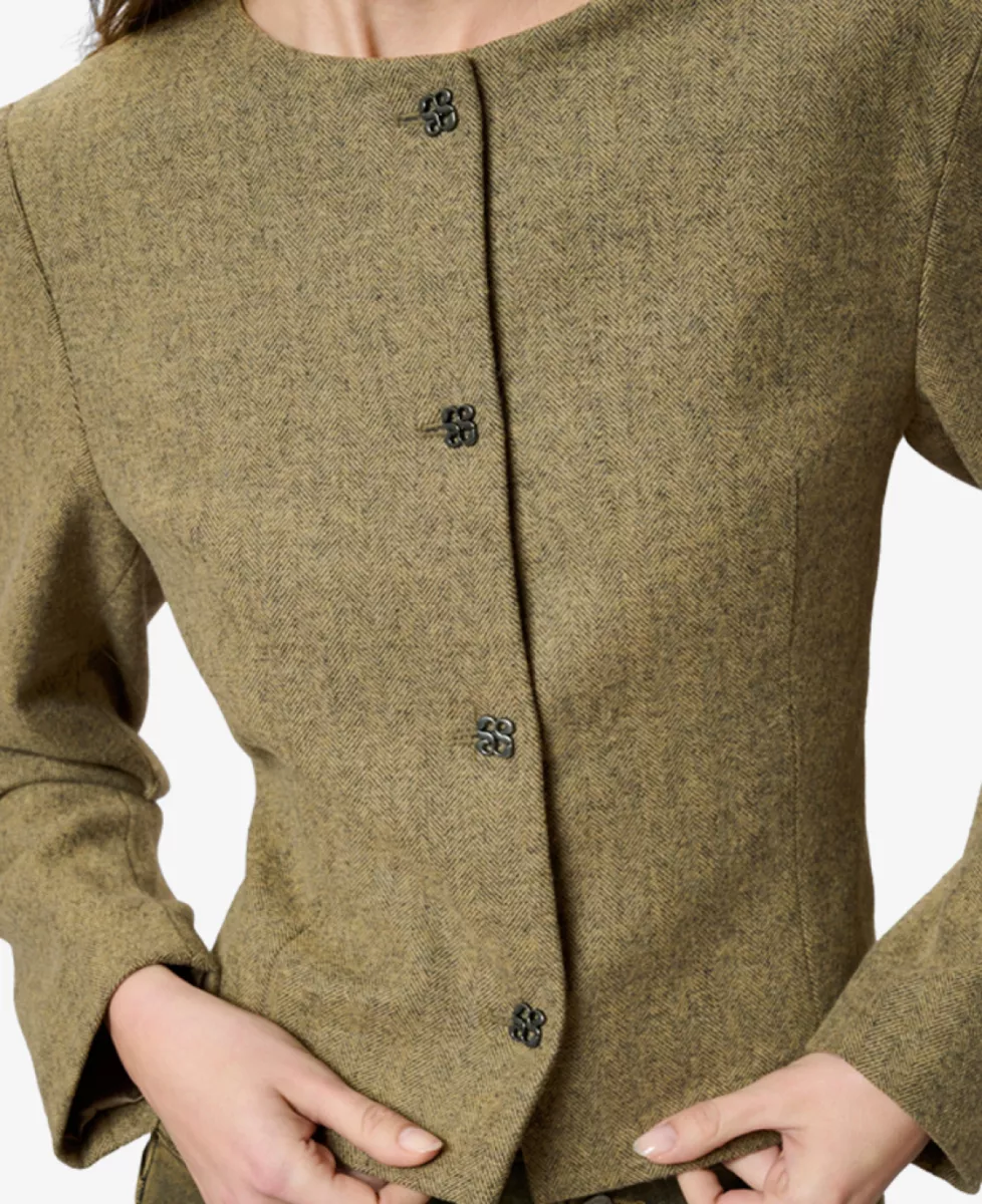 My Essential Wardrobe Blazer - Middelbruin 3 My Essential Wardrobe My Essential Wardrobe Blazer - Middelbruin