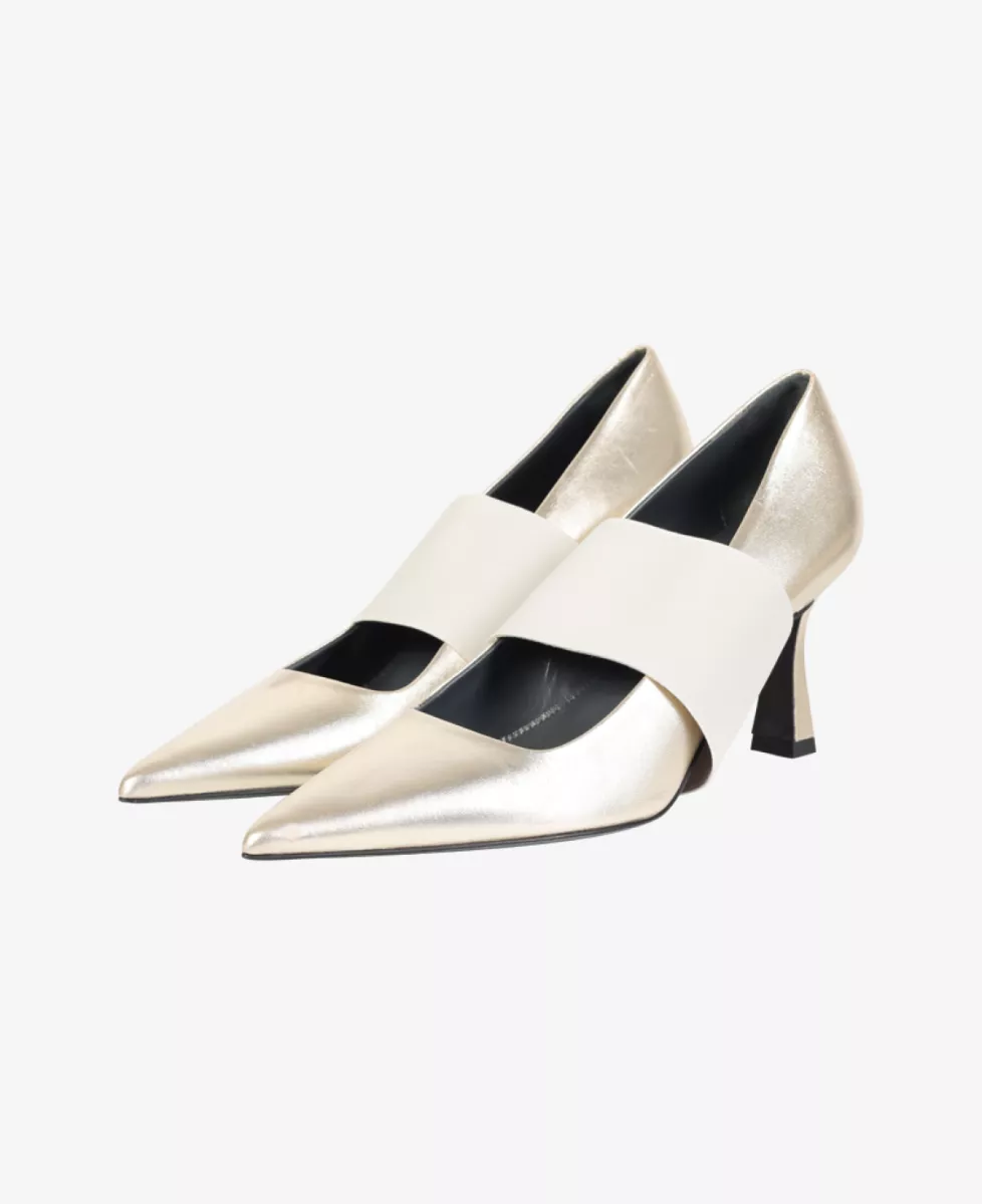 NATAN pump met elastiek - Goud 2 NATAN NATAN pump met elastiek - Goud