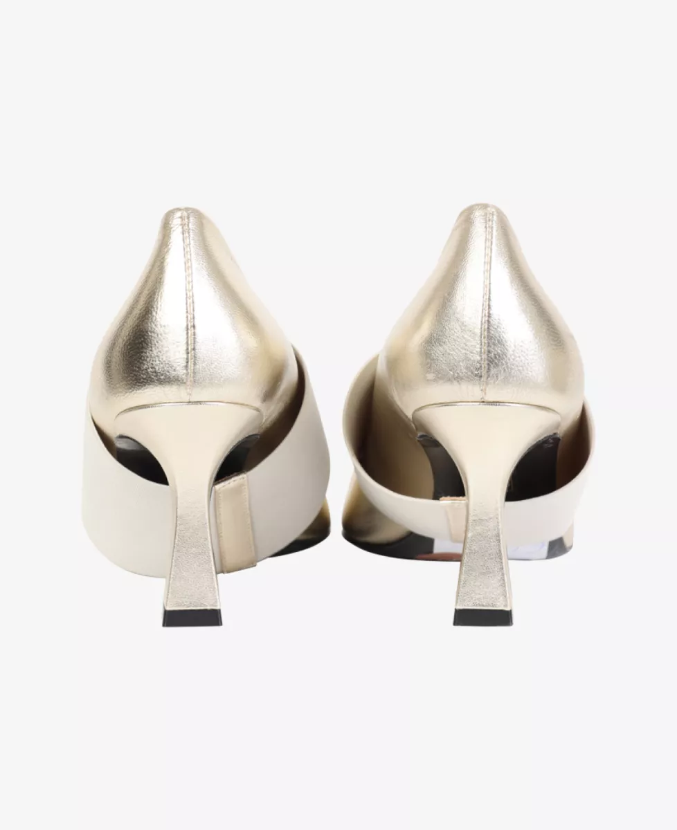 NATAN pump met elastiek - Goud 3 NATAN NATAN pump met elastiek - Goud