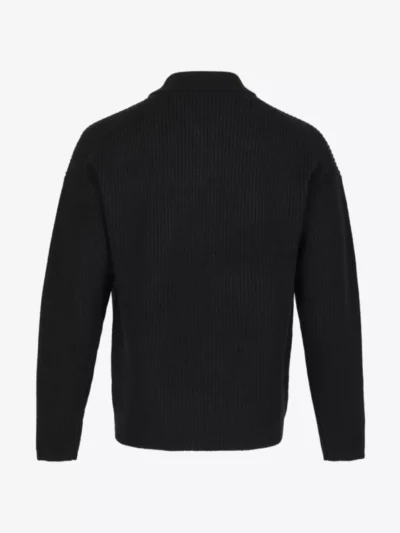 Olaf Olaf Knitted Zip Cardigan - Zwart