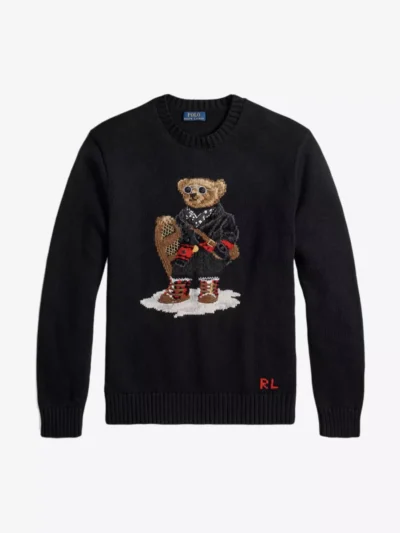 Ralph Lauren Ralph Lauren Trui crewneck bear - Zwart