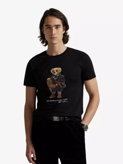 Ralph Lauren Ralph Lauren T-shirt bear - Zwart