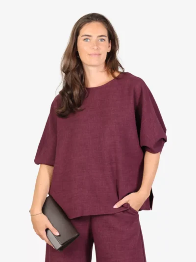 Sea me happy Sea me happy Blouse - Bordeaux