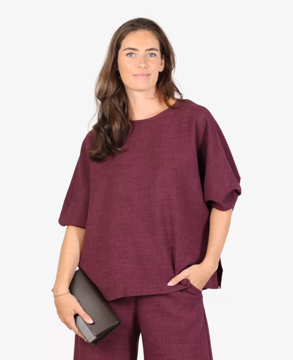 Sea me happy Blouse - Bordeaux 2 Sea me happy Sea me happy Blouse - Bordeaux