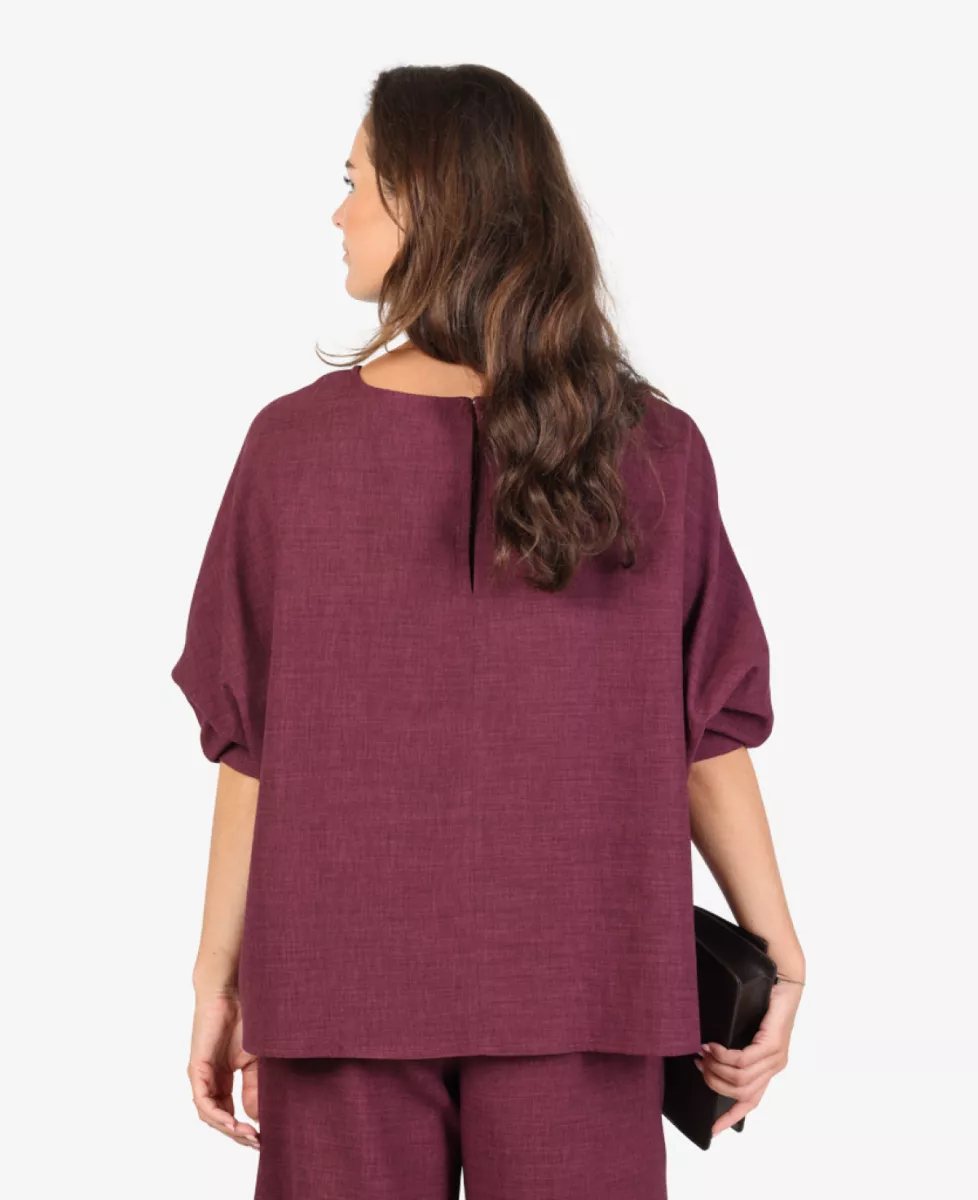 Sea me happy Blouse - Bordeaux 3 Sea me happy Sea me happy Blouse - Bordeaux