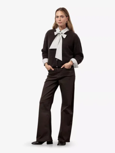 Studio Anneloes Studio Anneloes Vest - Donkerbruin