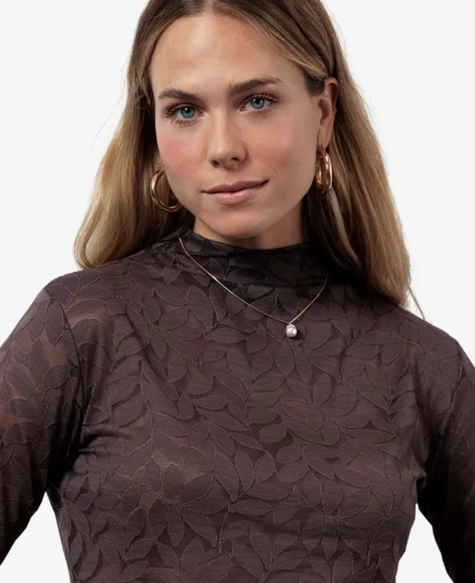 Studio Anneloes Top - Donkerbruin 3 Studio Anneloes Studio Anneloes Top - Donkerbruin