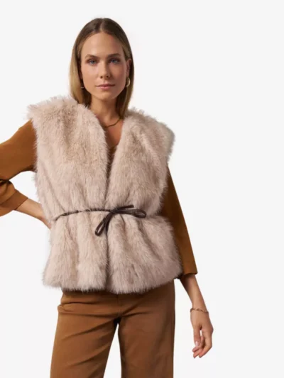 Studio Anneloes Studio Anneloes Gilet - Ecru