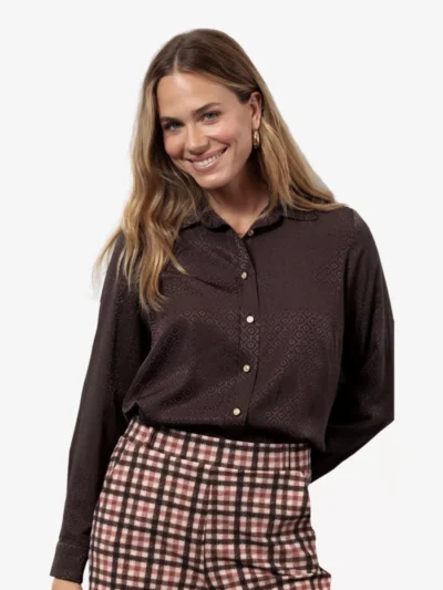 Studio Anneloes Studio Anneloes Blouse - Donkerbruin