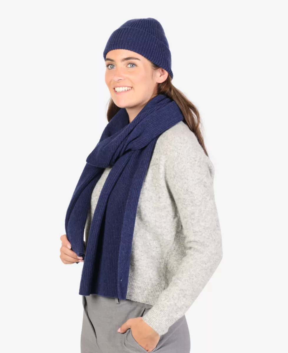 Van Zuilen Mode Sjaal - Donkerblauw 2 Van Zuilen Mode Van Zuilen Mode Sjaal - Donkerblauw