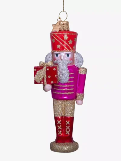 Vondels Vondels Kerstbal - Fuchsia