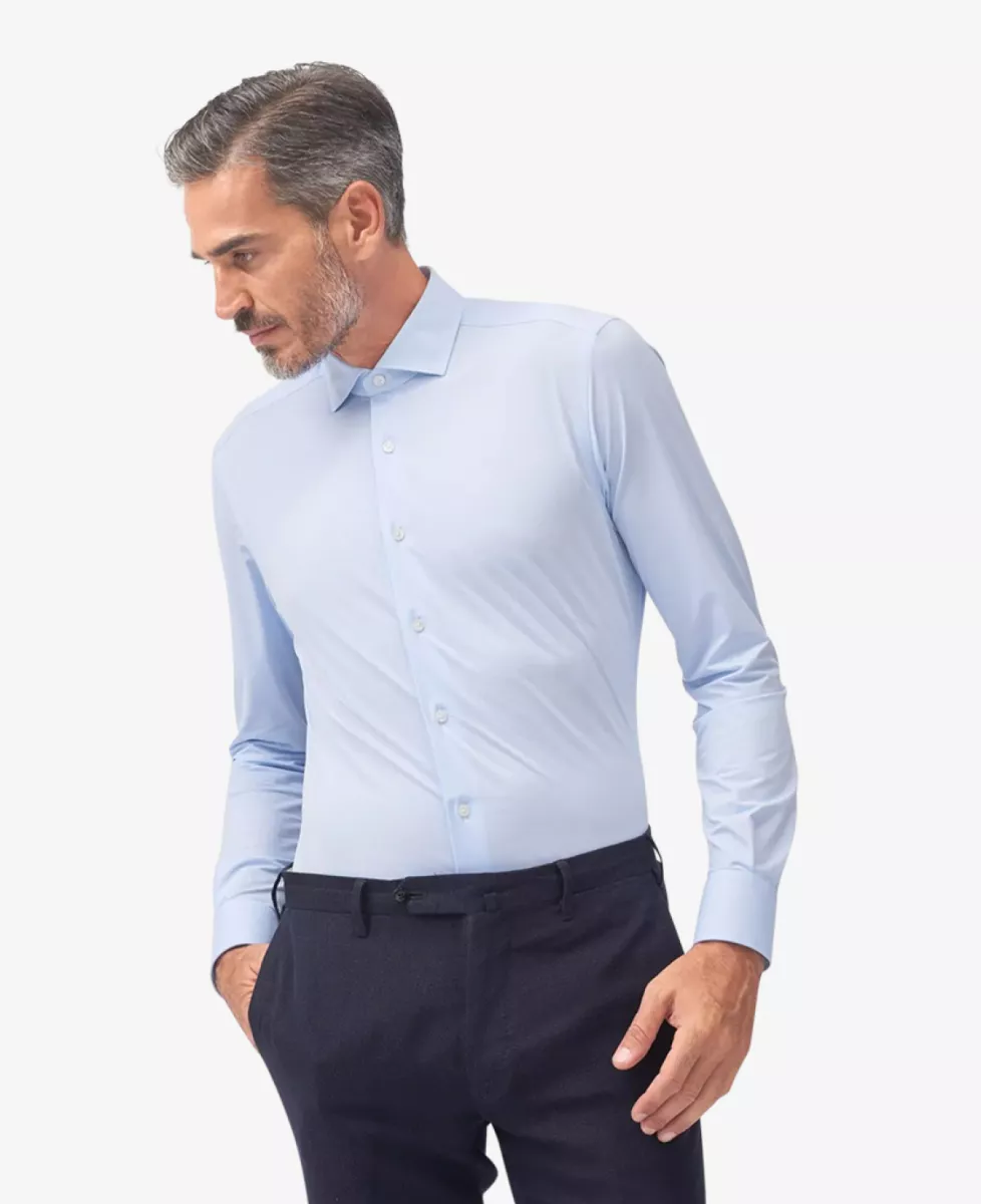 Xacus Dress Shirt Active - Lichtblauw 6 Xacus Xacus Dress Shirt Active - Lichtblauw