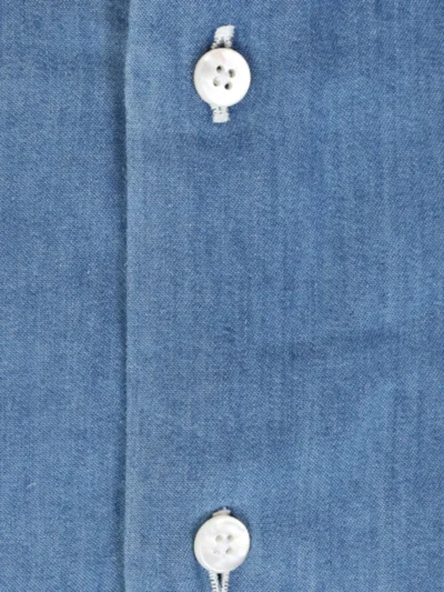 Xacus Xacus shirt casual jeans - Denimblauw