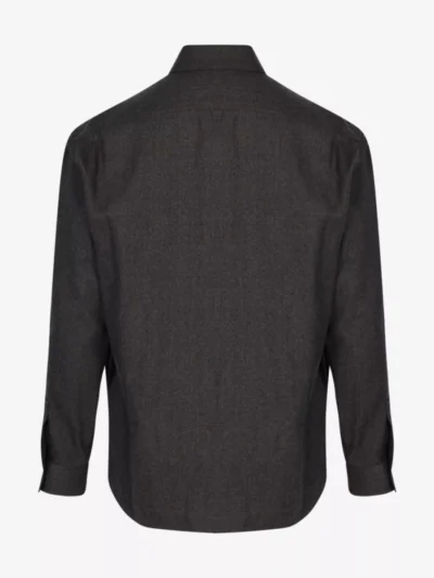 Xacus Xacus Overshirt Merino - Donkerbruin