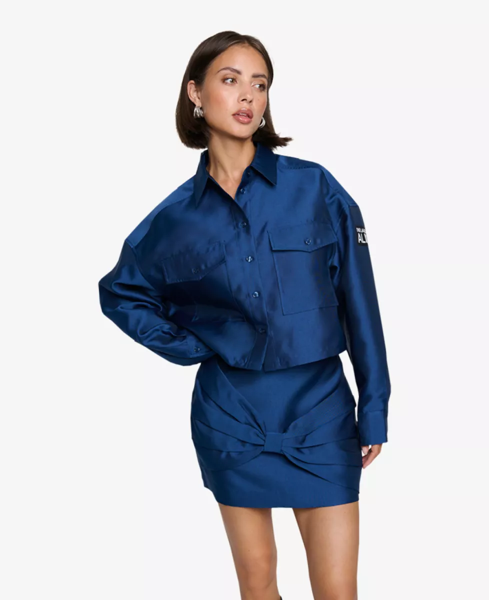 Alix The Label Blouse - Royal 3 Alix The Label Alix The Label Blouse - Royal