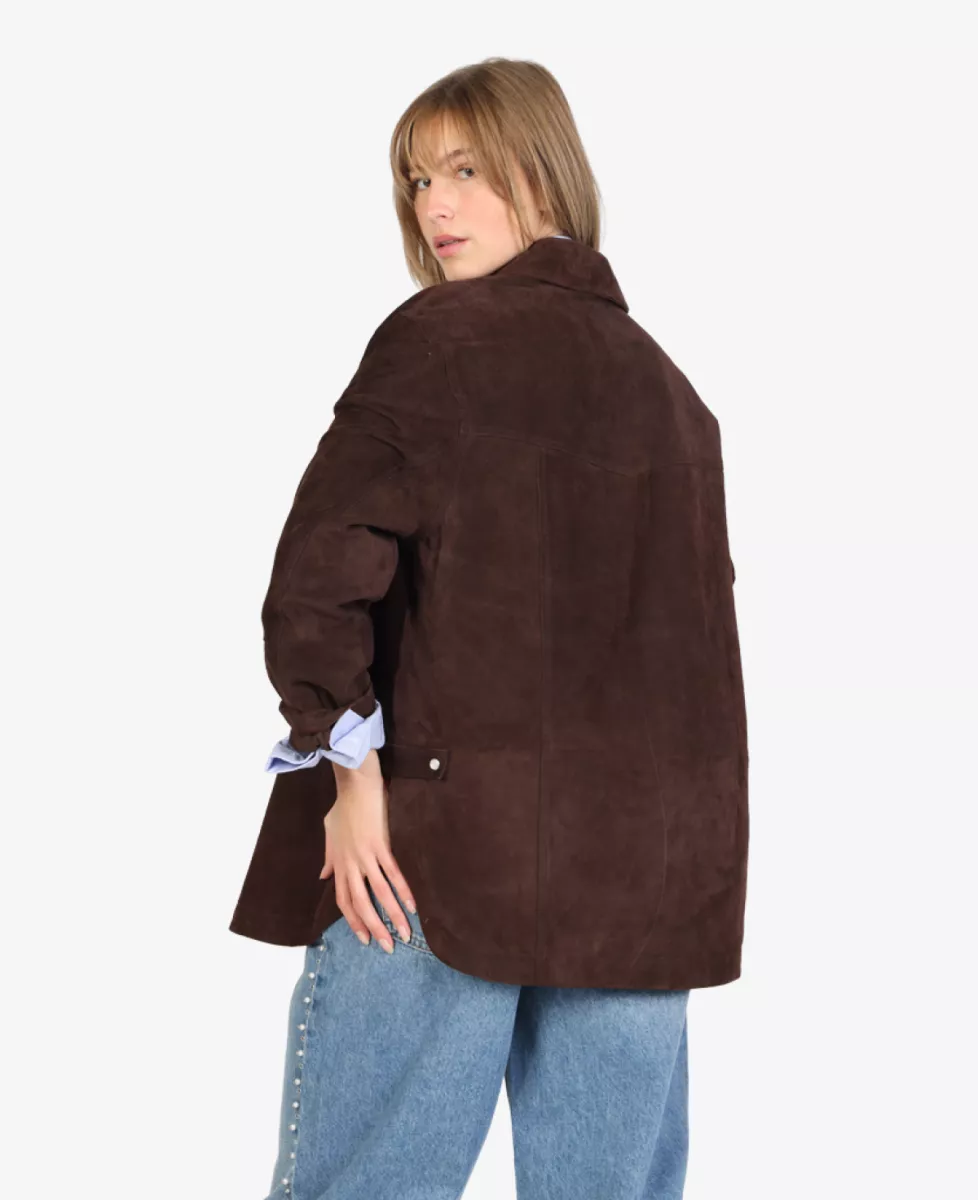 Alter Ego Blouse - Donkerbruin 4 Alter Ego Alter Ego Blouse - Donkerbruin