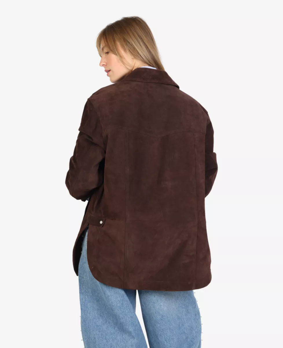 Alter Ego Blouse - Donkerbruin 5 Alter Ego Alter Ego Blouse - Donkerbruin