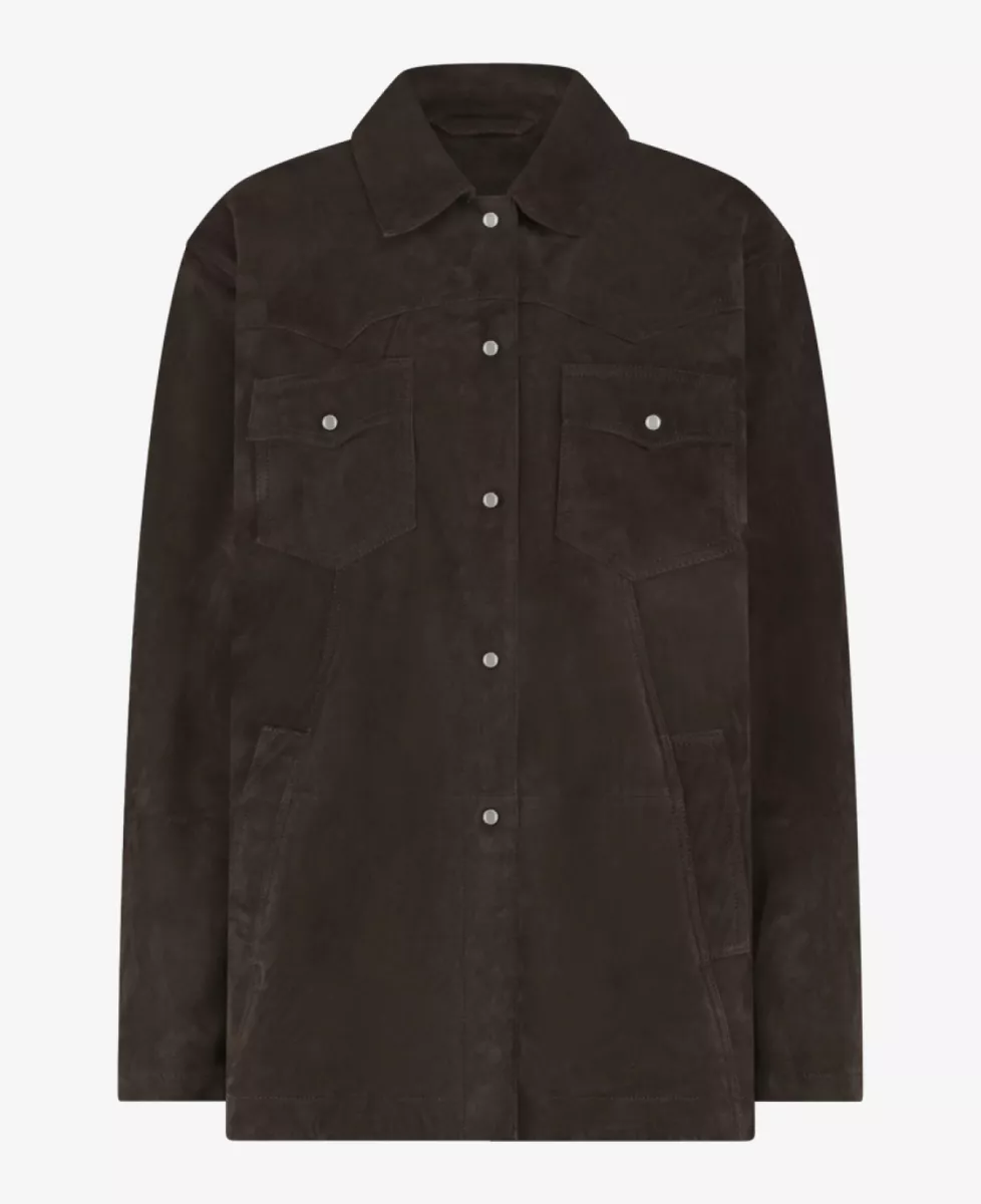 Alter Ego Blouse - Donkerbruin 1 Alter Ego Alter Ego Blouse - Donkerbruin