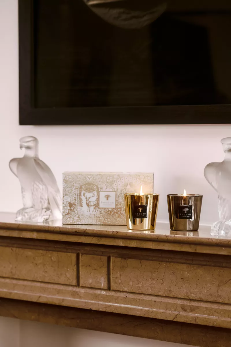 Baobab Geurkaars - Duo aurum & platinum les exclusives 2 Baobab Baobab Geurkaars - Duo aurum & platinum les exclusives