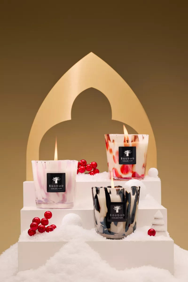 Baobab Geurkaars trio - Pearls kaarsen 3 Baobab Baobab Geurkaars trio - Pearls kaarsen