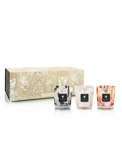 Baobab Baobab Geurkaars trio - Pearls kaarsen