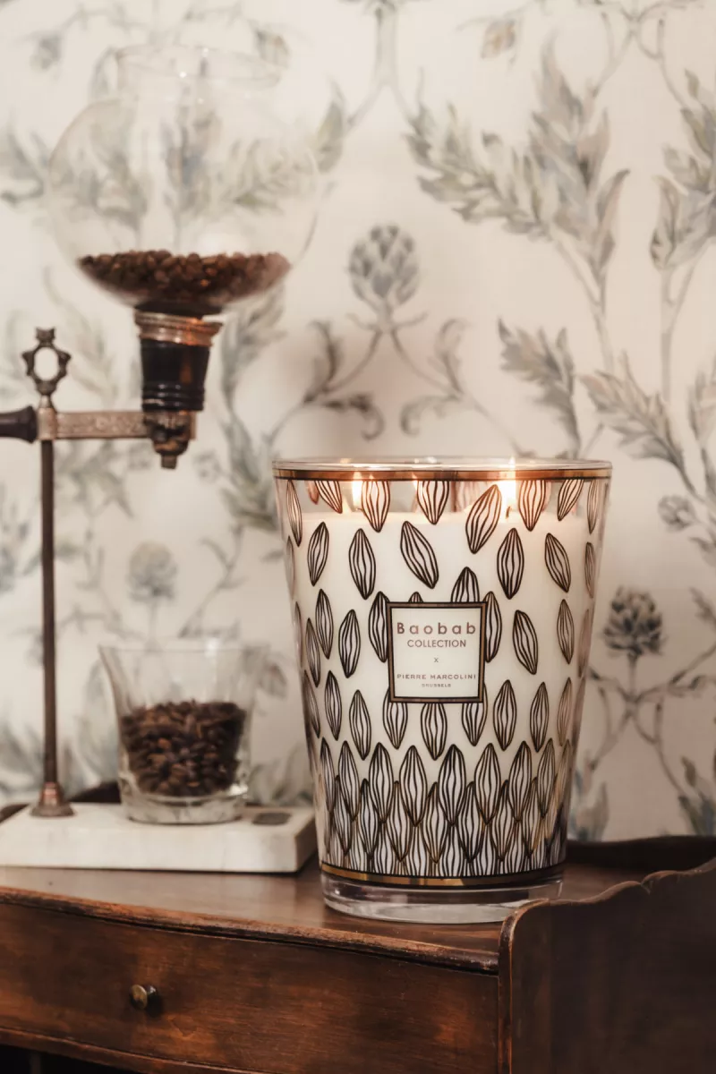 Baobab Geurkaars - Marcolini Perou 2 Baobab Baobab Kaars - Bruin