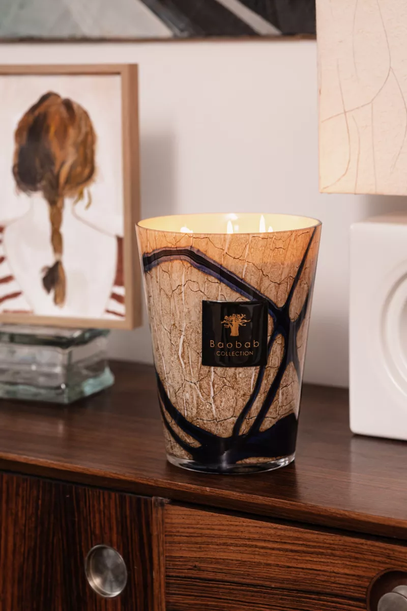 Baobab Kaars - Donkerblauw 3 Baobab Baobab Kaars - Donkerblauw