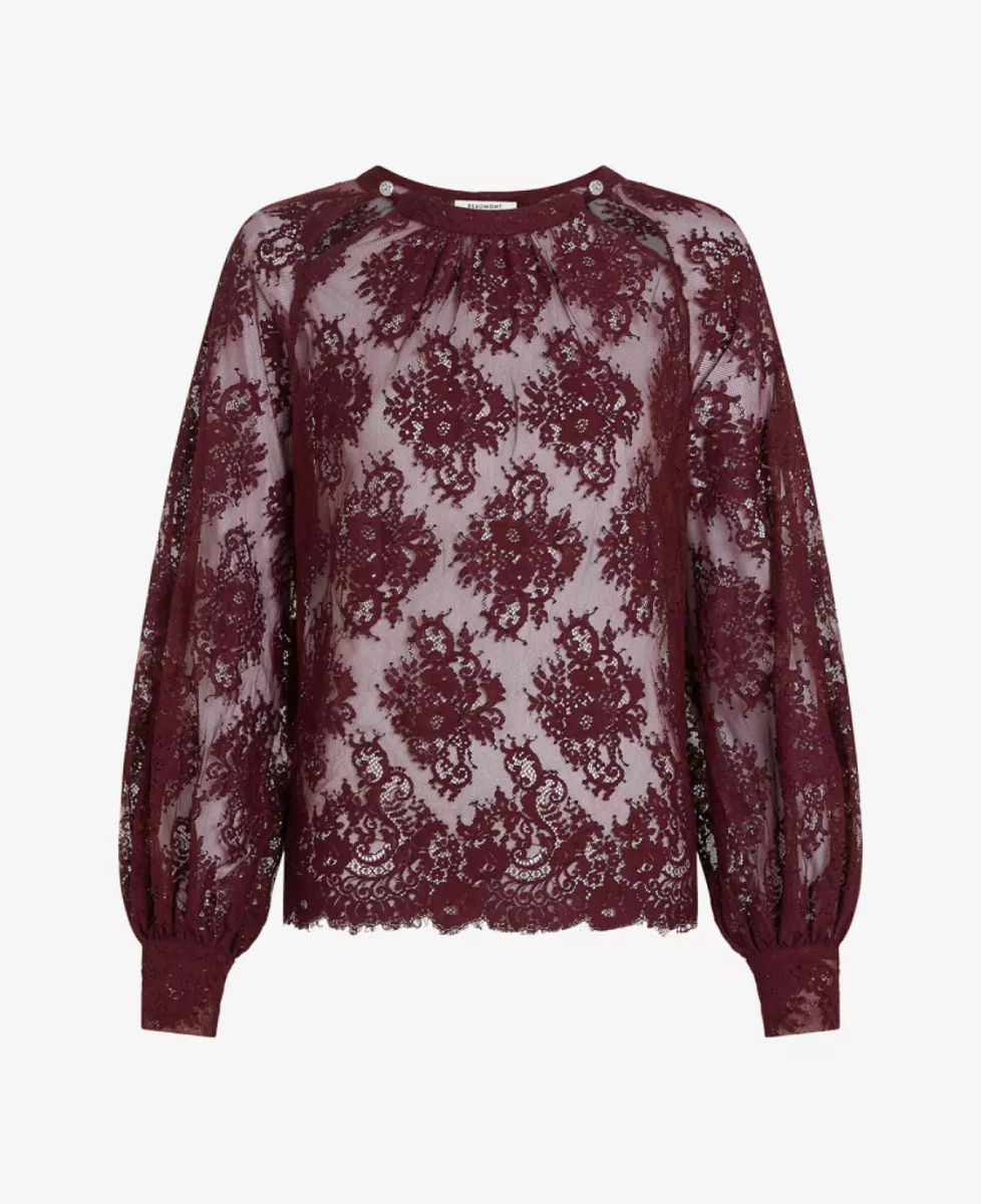 Beaumont Blouse - Bordeaux 1 Beaumont Beaumont Blouse - Bordeaux