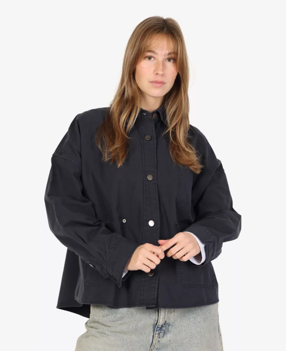 Bellerose Jas - Donkerblauw 2 Bellerose Bellerose Jas - Donkerblauw