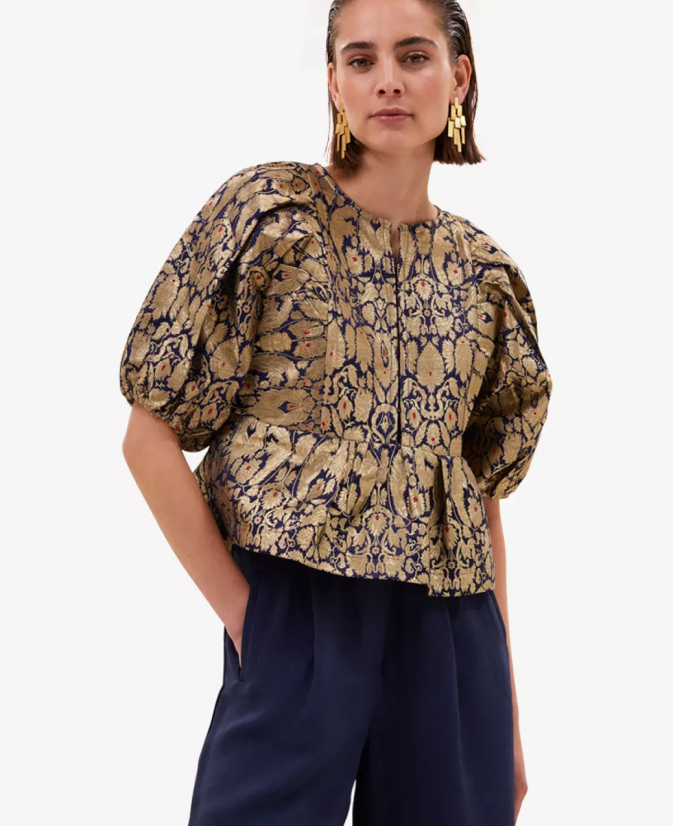 By-Bar Blouse - Goud 3 By-Bar By-Bar Blouse - Goud