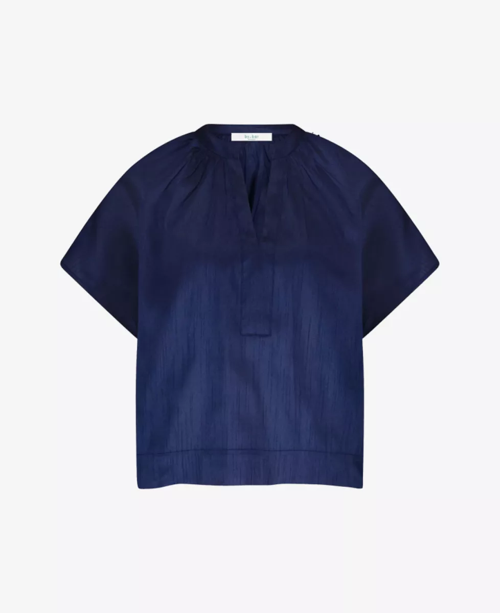 By-Bar Blouse - Donkerblauw 1 By-Bar By-Bar Blouse - Donkerblauw