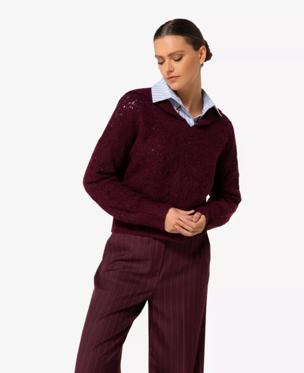 Caroline Biss Trui - Bordeaux 2 Caroline Biss Caroline Biss Trui - Bordeaux