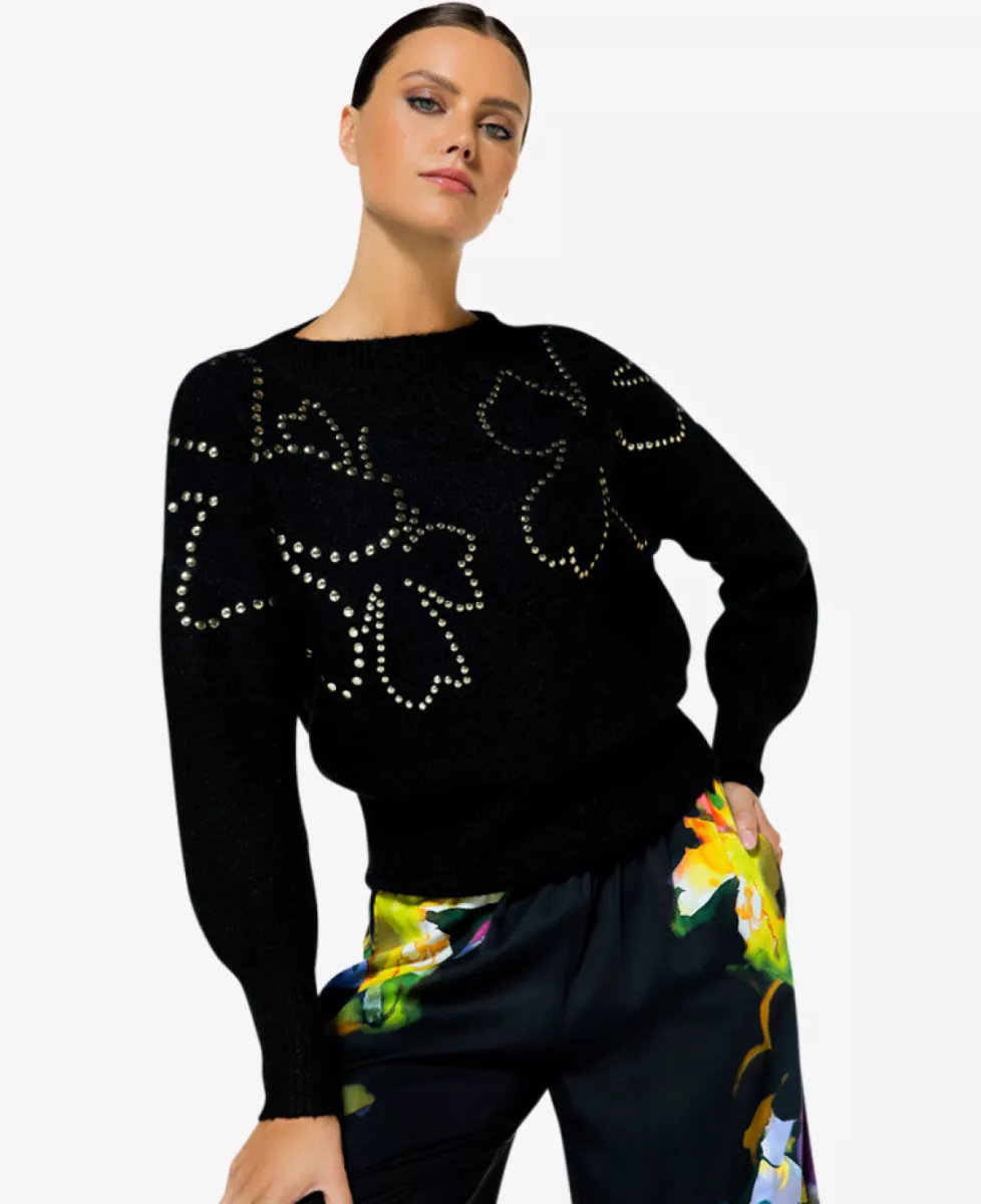 Caroline Biss Trui - Zwart 2 Caroline Biss Caroline Biss Trui - Zwart